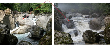 Ф77 Выход из водопадной части порога 2.7 "3 водопад"по низкой и высокой воде